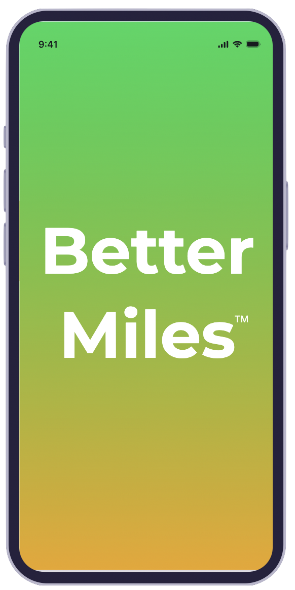 BetterMiles app splash screen