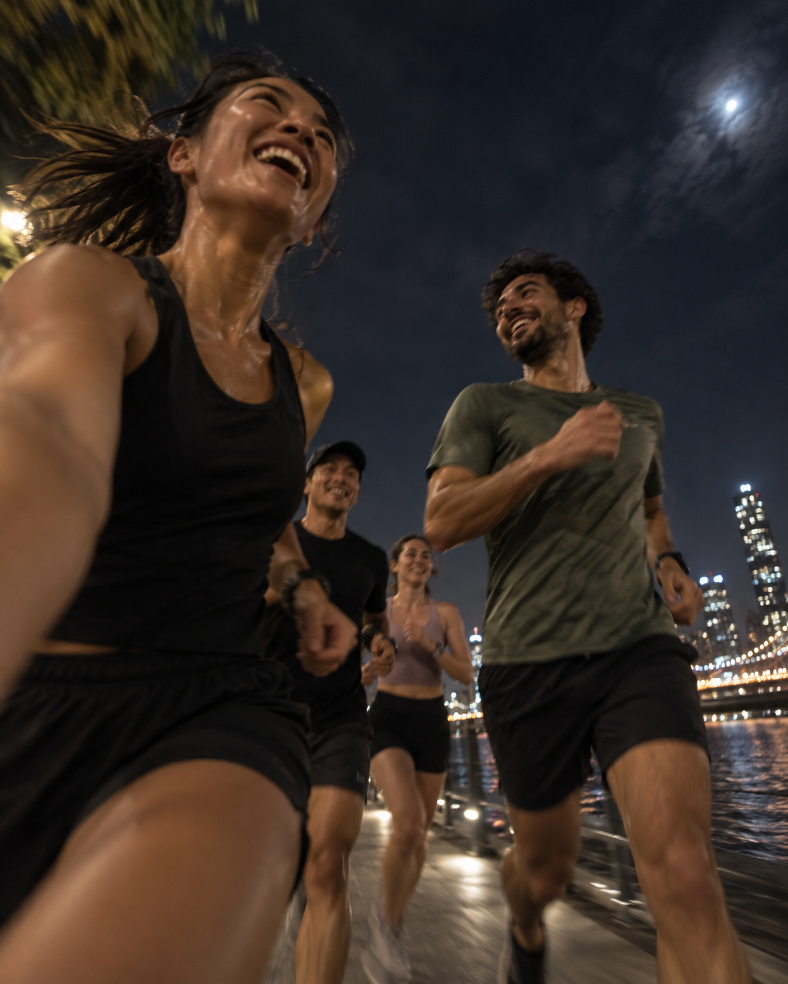 A BetterMiles community taking a moving group selfie 1